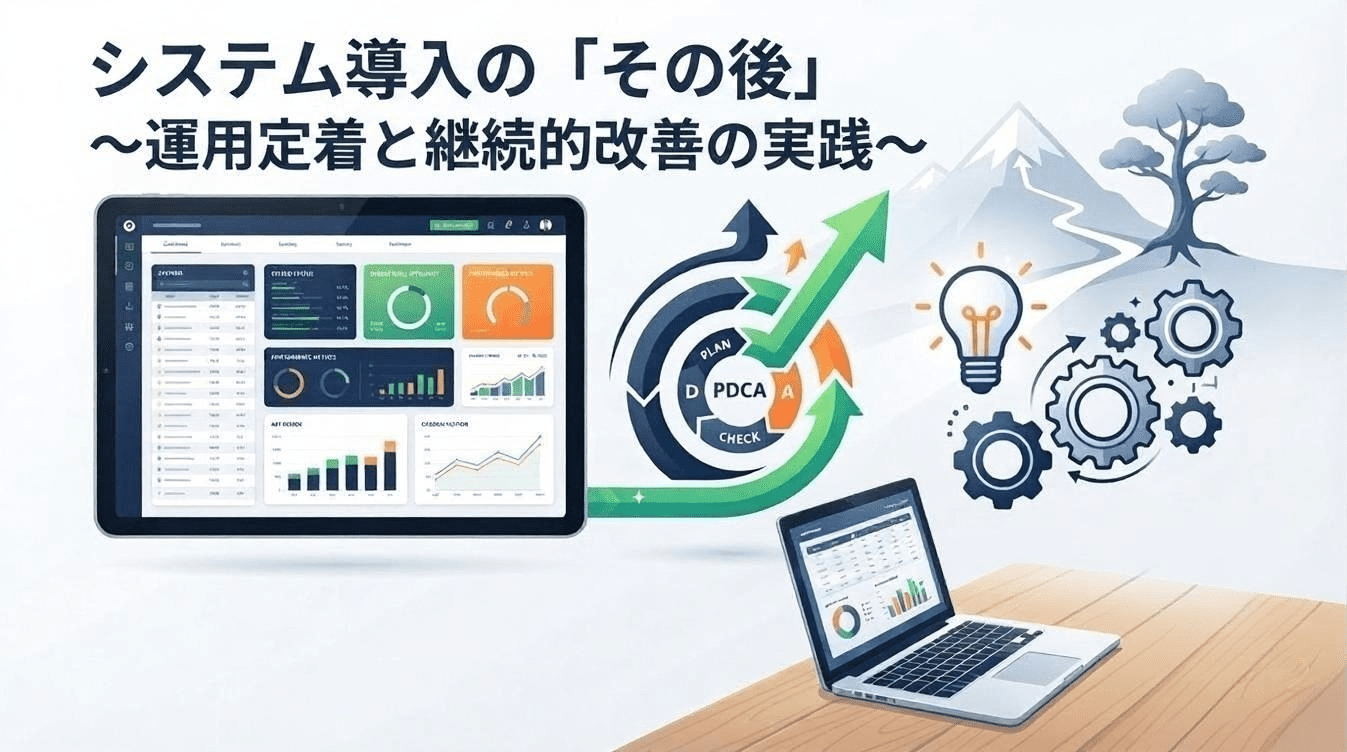 システム導入の「その後」〜運用定着と継続的改善の実践〜